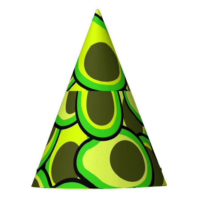 Chapéu De Festa padrão abacado (Frente)