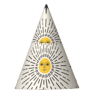 Chapéu De Festa Padrão Celestial de Sunshine Vintage