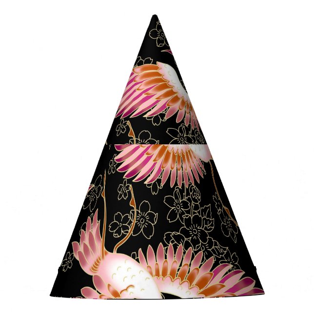 Chapéu De Festa Padrão Chinono Japonês Tradicional (Frente)