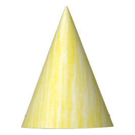 Chapéu De Festa Padrão de abstrato branco amarelo moderno diversão