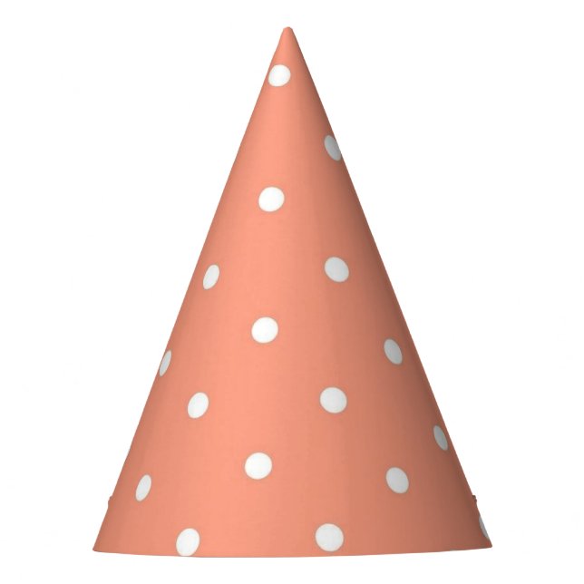 Chapéu De Festa padrão de bolinhas (Frente)
