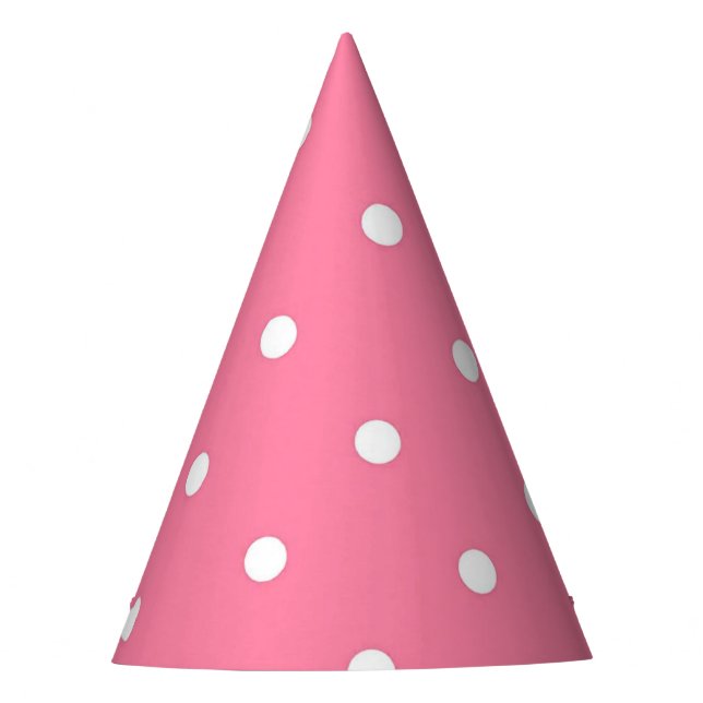 Chapéu De Festa Padrão de bolinhas (Frente)