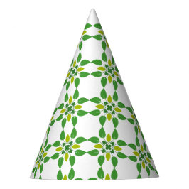 Chapéu De Festa Padrão De Folha, Padrão De Folhas, Folhas Verdes