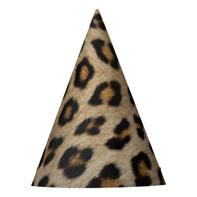 Chapéu De Festa padrão de impressão de peles de animais na moda-le (Frente)