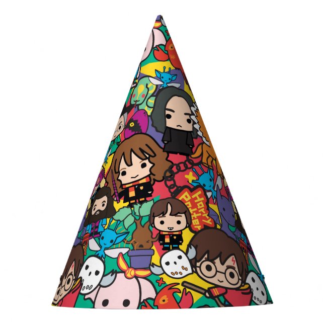 Chapéu De Festa Padrão de lançamento de personagem de desenho anim (Frente)