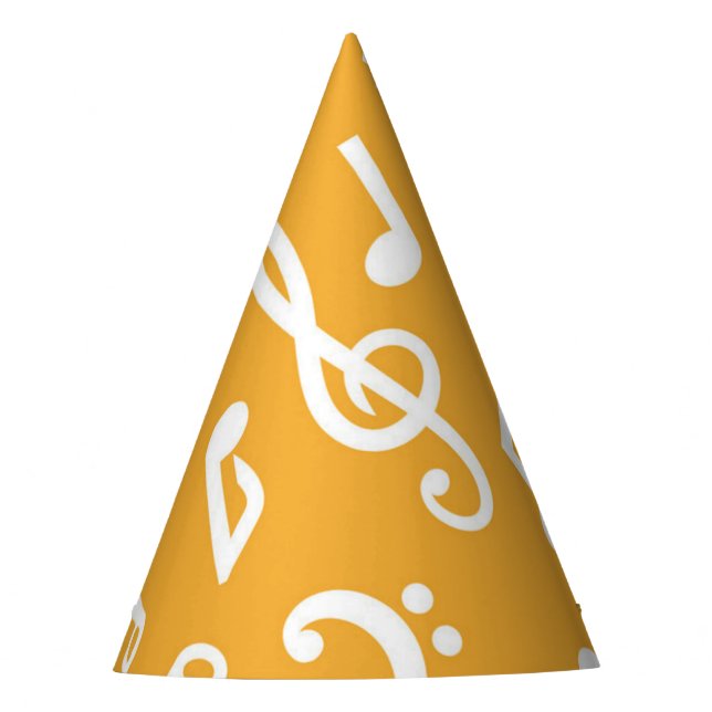 Chapéu De Festa Padrão de música (Frente)