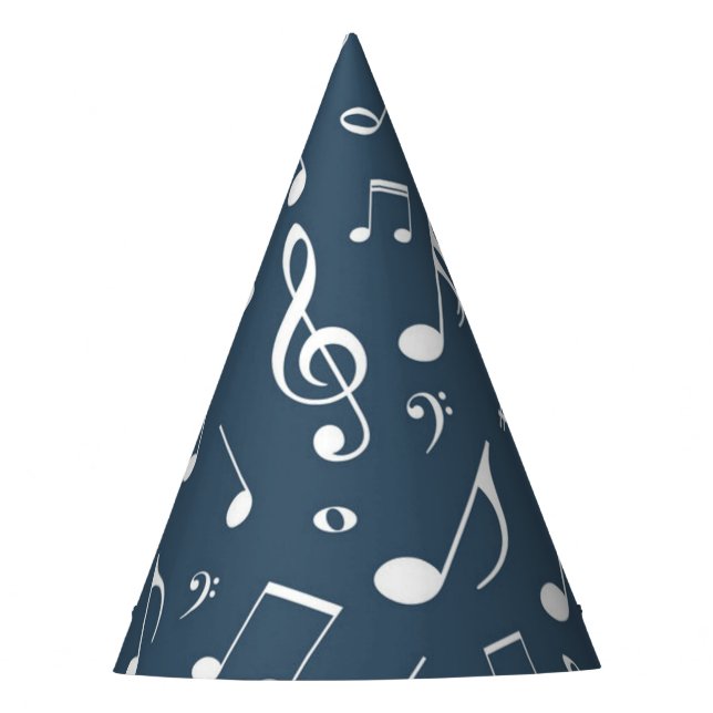 Chapéu De Festa Padrão de música (Frente)