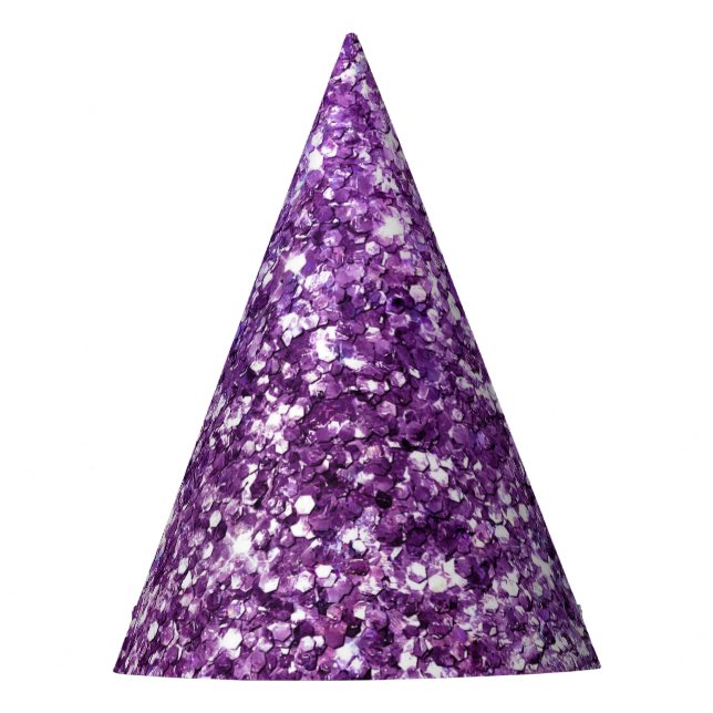 Chapéu De Festa Padrão de Na moda Roxo Elegante (Frente)