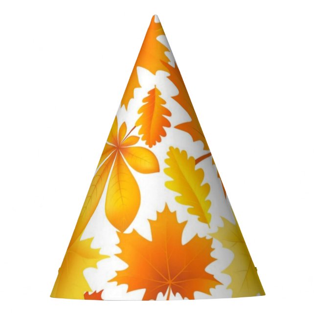 Chapéu De Festa Padrão de outono (Frente)
