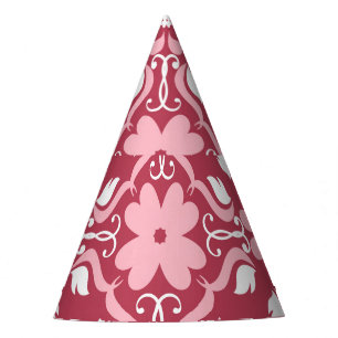 Chapéu De Festa Padrão de papel de parede verde bege e perfeito.