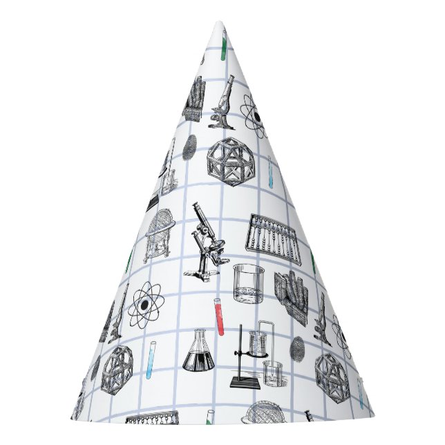 Chapéu De Festa Padrão do Cientista de Química de Ciência (Frente)