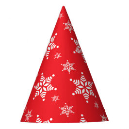 Chapéu De Festa Padrão do Floco de Neve, Flocos de Neve Brancos, N