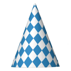 Chapéu De Festa Padrão Geométrico Bávaro para Oktoberfest.