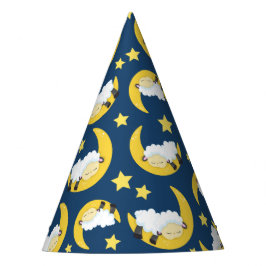 Chapéu De Festa Padrão Ovino, Ovelhas Dormindo, Lua, Estrelas
