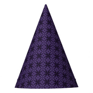 Chapéu De Festa Padrão Retro Cor-de-rosa Escuro
