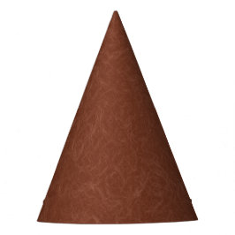 Chapéu De Festa Padrão rico de marrom texturizado girando