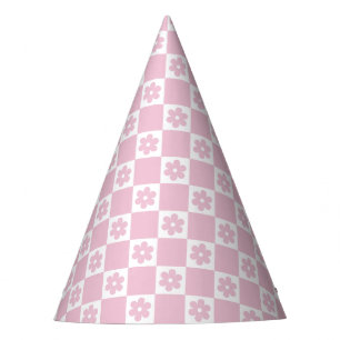 Chapéu De Festa Padrão selecionado da Flor Rosa