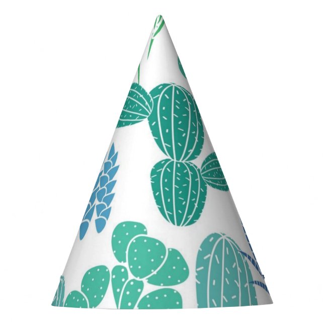 Chapéu De Festa Padrão vegetal (Frente)