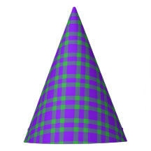 Padrão Xadrez Verde Roxo