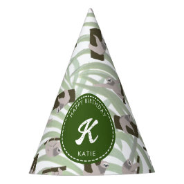 Chapéu De Festa Padrões de animais de beleza em florestas selvagen