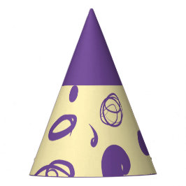 Chapéu De Festa Padrões lineares e manchetes de design