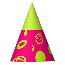 Chapéu De Festa Padrões lineares e manchetes de design