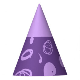 Chapéu De Festa Padrões lineares e manchetes de design