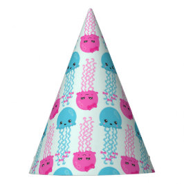 Chapéu De Festa Padrões para águas-vivas, águas-vivas-vivas-doces,