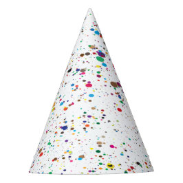 Chapéu De Festa Paint Splatter Party Hat