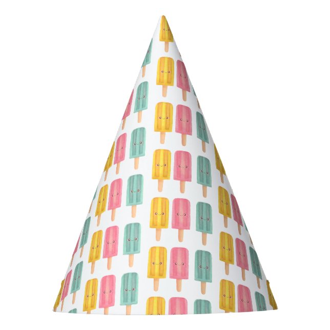 Chapéu De Festa Palitos de Sorvete de Verão (Frente)