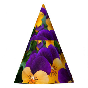 Chapéu De Festa Pansy Bloom: Fechamento da Bela do Jardim.