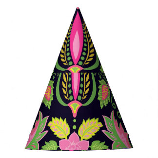 Chapéu De Festa Pansy Clássico: Papel de Carteira Floral Vintage