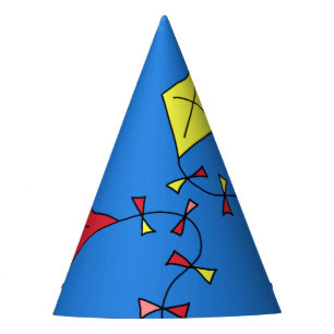 Chapéu De Festa Papagaios no céu azul