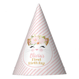 Chapéu De Festa Papel de aniversário da GATINHO bonito
