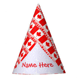 Chapéu De Festa Papel de Bandeira Personalizada do Canadá
