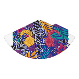 Chapéu De Festa Papel de embalagem colorido com floral criativo