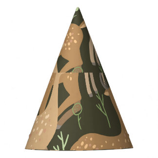 Chapéu De Festa Papel de parede escandinavo da floresta de cervos