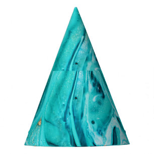Chapéu De Festa Papel marmoreado oriental, arte de luxo.
