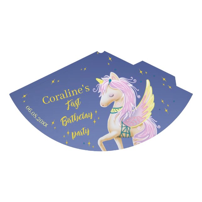 Chapéu de Festa para o primeiro aniversário com un (Frente)