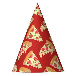 Chapéu De Festa Partido da pizza do aniversário