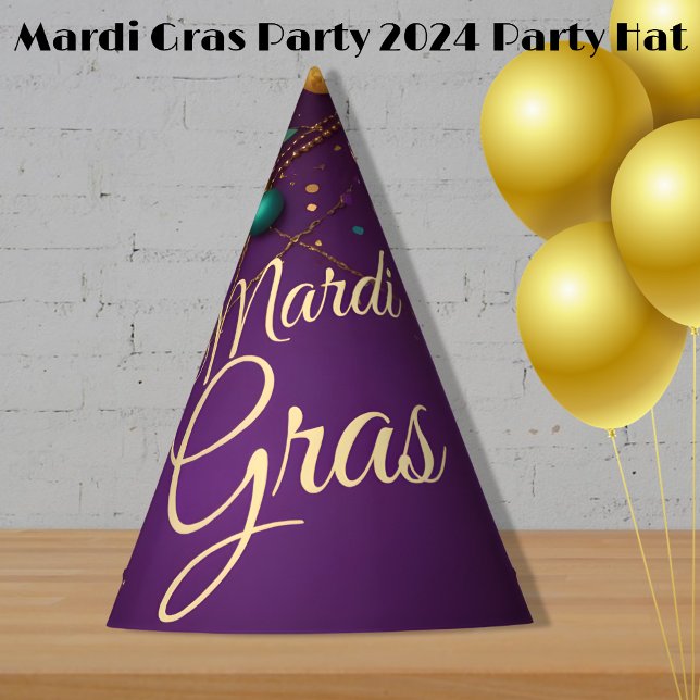 Chapéu De Festa Partido Mardi Gras 2024 (Criador carregado)