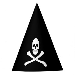 Chapéu De Festa Partido Pirata (Caveira e Crossbones) (Jolly Roger