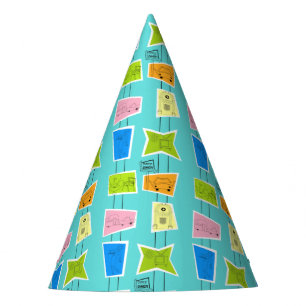 Chapéu De Festa Partido Retro Atomic Kitsch Hat
