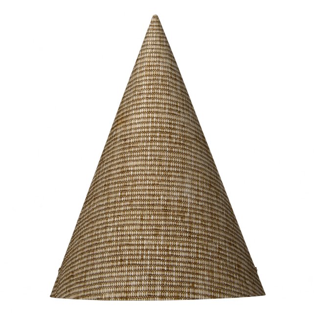 Chapéu De Festa Partido Rustic Burlap Nature Hat - Eco (Frente)