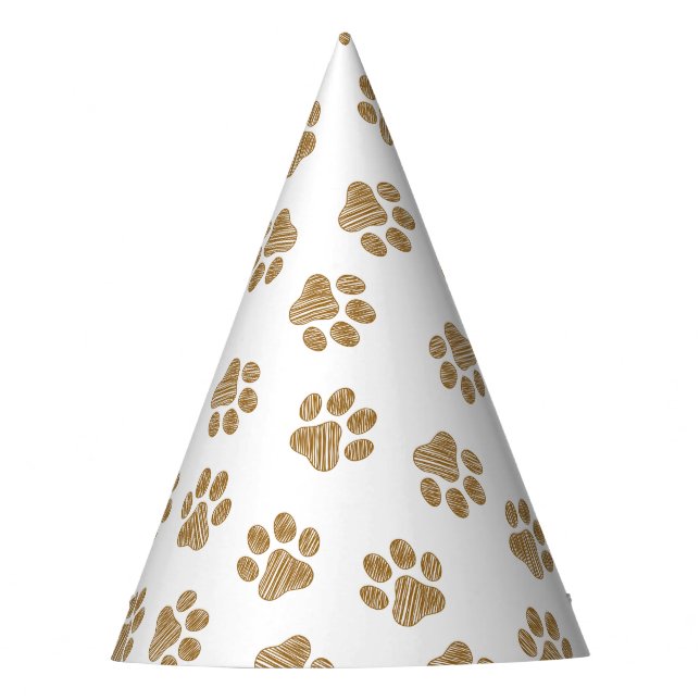 Chapéu De Festa Peças De Porco, Peças De Cão, Peças Douradas Laran (Frente)