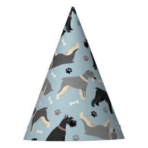 Chapéu De Festa Peças e Ossos Schnauzer