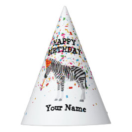 Chapéu De Festa Peixe-zebra - Animais na Festa de aniversário