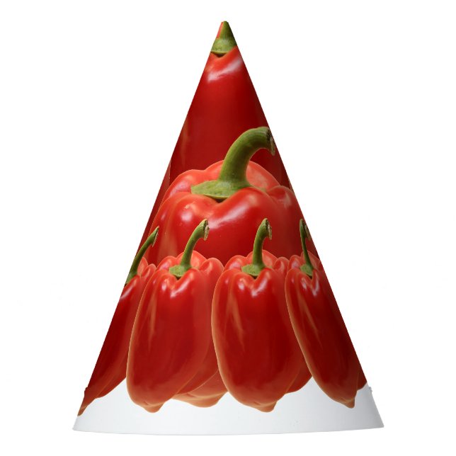 Chapéu De Festa Pepper Red Bell. Fresco do mercado (Frente)