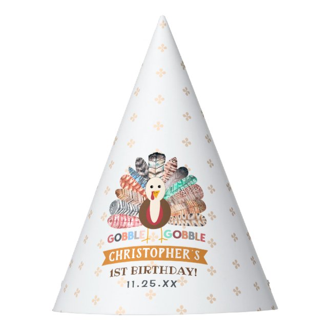 Chapéu De Festa Pequena Turquia Ação de Graças Qualquer Festa de a (Frente)