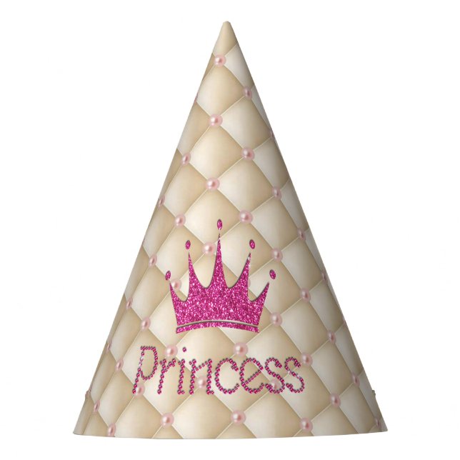 Chapéu De Festa Pérolas Charmosas e Elegantes, Tiara, Princesa, Br (Frente)